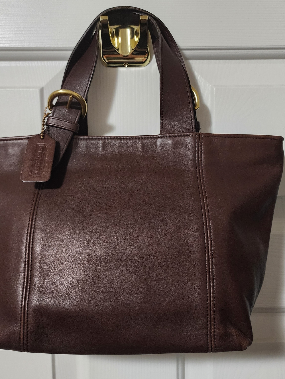 Vintage Coach Waverly Leather Small Tote